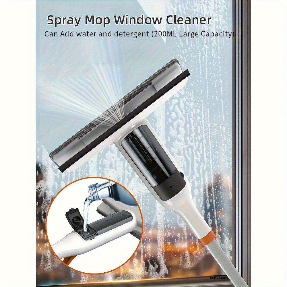 Three in One Glass Cleaning Kit, Including Scraper, Suitable for High Windows\u002Fshower Doors\u002Fcar Windshields.Household Cleaning Tools\u002Fwindow Cleaning Products.Ergonomic Handle Design.Durable Glass Cleaning Tool
