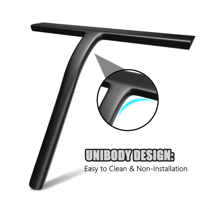 2pcs Shower Scraper with Stand - Multifunctional Glass Scraper Scraper for Bathroom, Toilet, Car Window, Mirror Cleaning - Durable, Easy to Use, Bathroom Cleaner, Bathroom Cleaning Tool, Stylish Design, Sturdy Construction