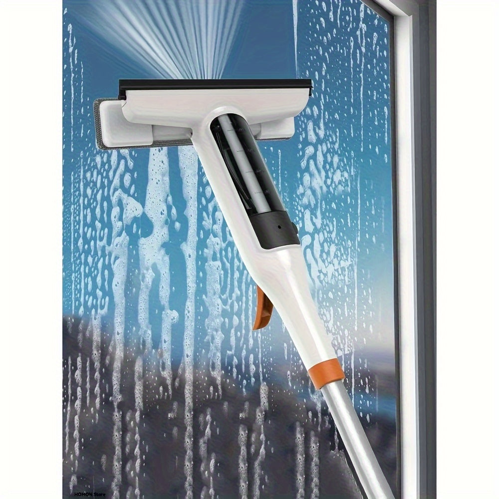 Three in One Glass Cleaning Kit, Including Scraper, Suitable for High Windows\u002Fshower Doors\u002Fcar Windshields.Household Cleaning Tools\u002Fwindow Cleaning Products.Ergonomic Handle Design.Durable Glass Cleaning Tool