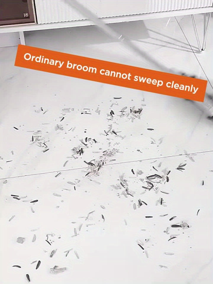 Durable|Flexible Durable Flexible 1pc Window Glass Wiper with Scraper | Long Handle Non-Slip Robust Construction | Versatile Telescopic Cleaning Tool for Glass Doors Tiles Cars Mirrors Windows