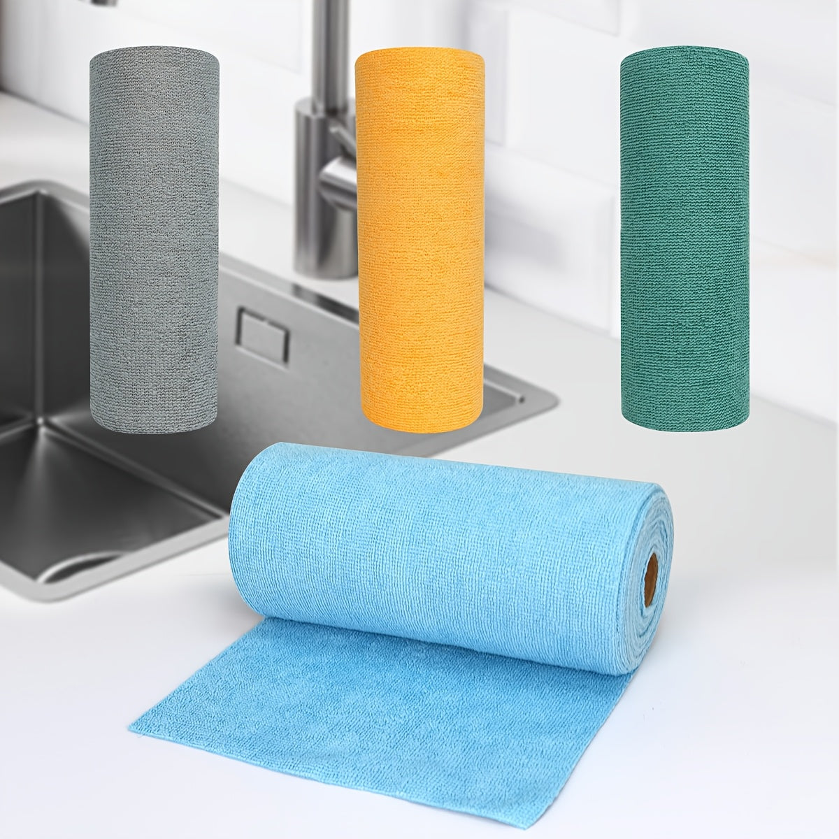 1pc Colorful Tear-Resistant Microfiber Cleaning Cloth Suitable, Bathroom, Car, Dishwasher & Floors - Absorbent Non-Shedding Square Cloth with Edges, Hand Washable Dish Mat, Car Wash Rag, for Use