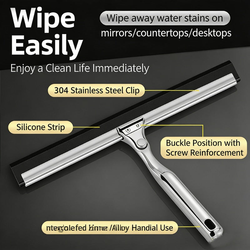 Multi-Functional Glass Cleaning Tool Made Of, Ideal for Use in Homes, Hotels, Bathrooms, And on Shower Doors And Windows