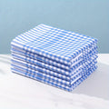 6 Pack Large 17.72'x24.8' Classic Check Rags, Cleaning Pad, Reusable Kitchen Towels for Coffee Makers, Bars, and Relaxation Rooms, and Ideal Gift Towels