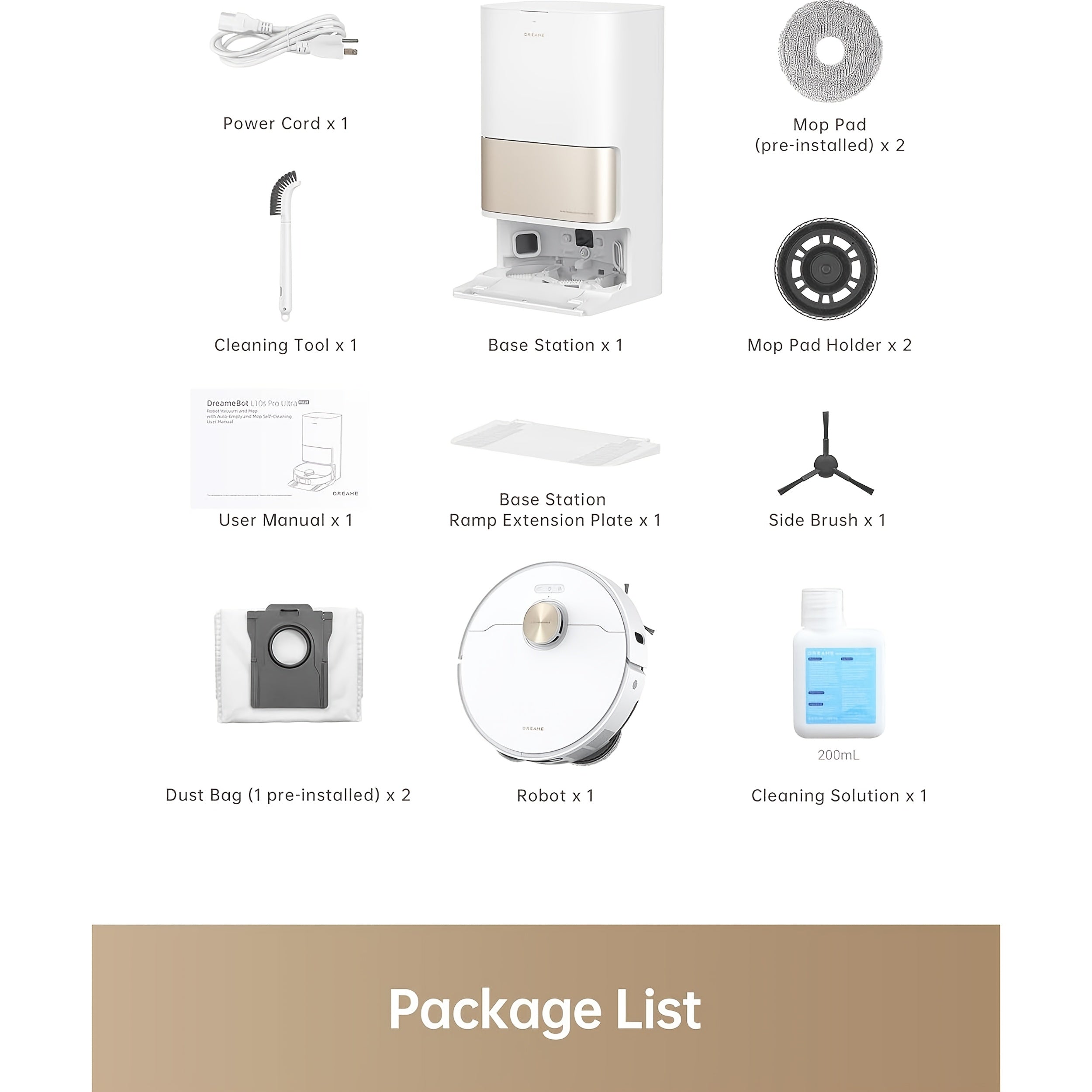 Dreame Heat Robot Vacuum And Mop Combo, Mop Extend, 7000Pa Suction, Auto Robot Care And Maintenance, 136°F Hot Water Mop Self-Cleaning, Obstacle Avoidance, Ideal for Hair, Carpets