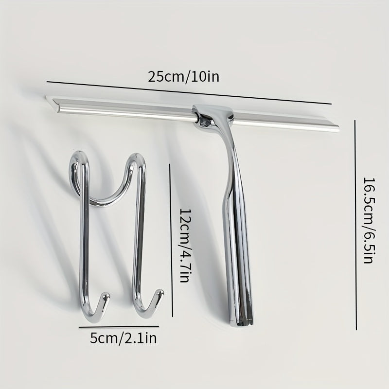 Multi functional Handheld Glass Wiper, Shower Squeegee, Household Cleaning Squeegee, Window Squeegee, Water Removal Scraper, Suitable for Shower Doors, Bathroom, Window And Car Glass, Cleaning Supplies, Cleaning Tool