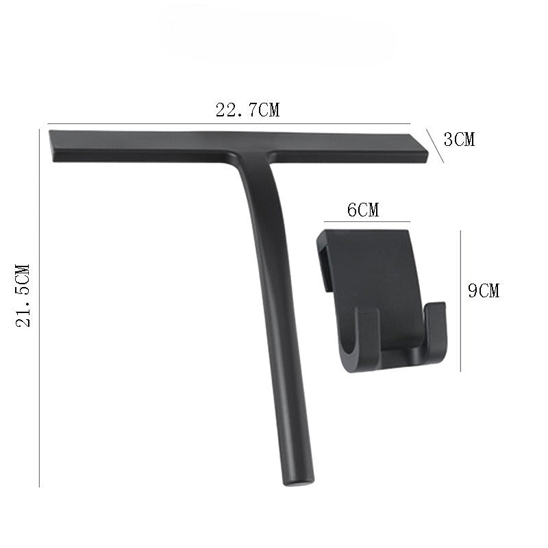 2pcs Shower Scraper with Stand - Multifunctional Glass Scraper Scraper for Bathroom, Toilet, Car Window, Mirror Cleaning - Durable, Easy to Use, Bathroom Cleaner, Bathroom Cleaning Tool, Stylish Design, Sturdy Construction