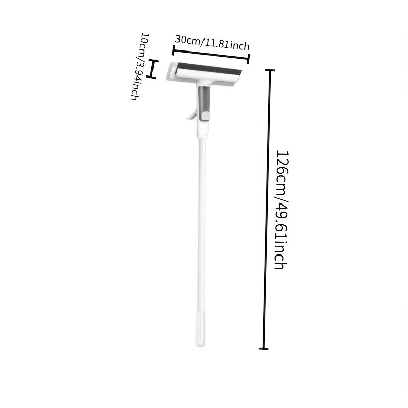 Three in One Glass Cleaning Kit, Including Scraper, Suitable for High Windows\u002Fshower Doors\u002Fcar Windshields.Household Cleaning Tools\u002Fwindow Cleaning Products.Ergonomic Handle Design.Durable Glass Cleaning Tool