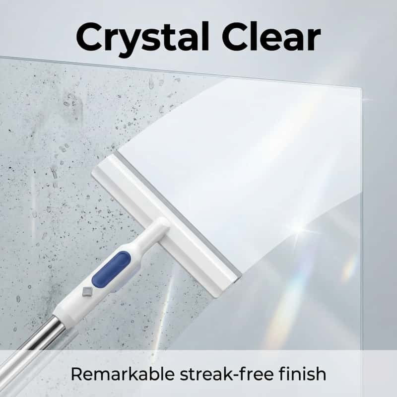 1 Set of Household Window Cleaning Tools - High-rise Window Spray and Wipe Cleaner - High-altitude Glass Scraper and Washer - Cleaning Tools - Suitable for Ramadan