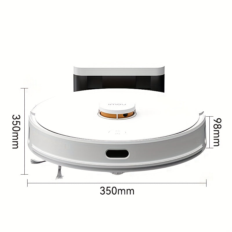 Imou L11 Robotic Vacuum with Mopping Function: 2700Pa Powerful Suction, Laser Navigation, Obstacle Avoidance, Self-Charging - Effectively Handles Pet Hair on Any Surface