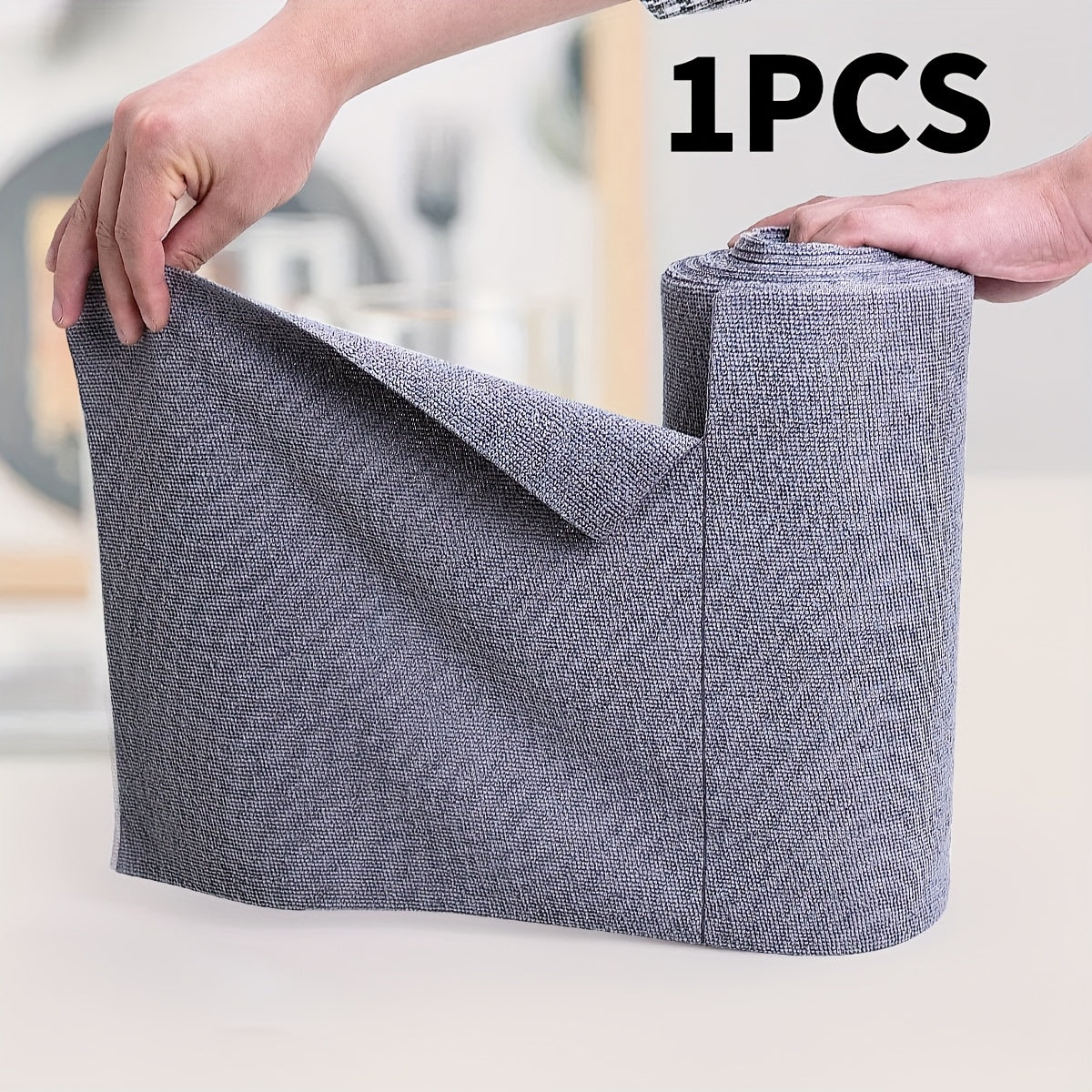 1pc Colorful Tear-Resistant Microfiber Cleaning Cloth Suitable, Bathroom, Car, Dishwasher & Floors - Absorbent Non-Shedding Square Cloth with Edges, Hand Washable Dish Mat, Car Wash Rag, for Use
