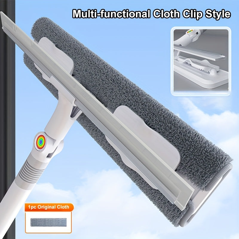 Joybos Window Cleaner Tool with Scraper - Glass Wiper for Scraping And Washing, Multi-functional Cleaning Tool for Glass, Walls, Cars, Outdoors, Courtyard, Cleaning Tool, Cleaning Supplies