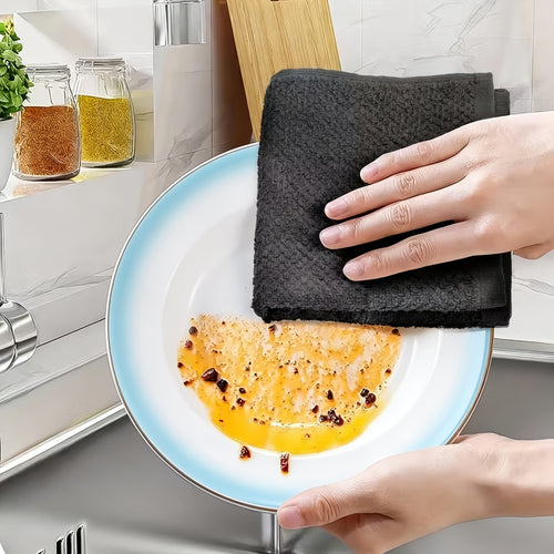 12pcs 100% Kitchen Towel Set | 6 Hand Towels (15 'X 25'), 6 Dishtowels (12 'X 12') - Striped, Water-absorbing and Durable for Cooking, Cleaning and Drying - Perfect for Christmas and Holiday Kitchens