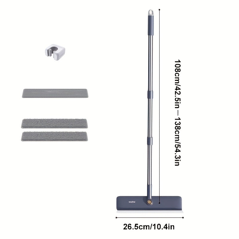 1 glass cleaning brush, multiple sizes available, dual-purpose for scraping and brushing, high appearance, can be rotated 360° by pressing the rainbow button, suitable for cleaning: glass, cars, countertops, window brushes, etc.
