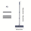 1 glass cleaning brush, multiple sizes available, dual-purpose for scraping and brushing, high appearance, can be rotated 360° by pressing the rainbow button, suitable for cleaning: glass, cars, countertops, window brushes, etc.