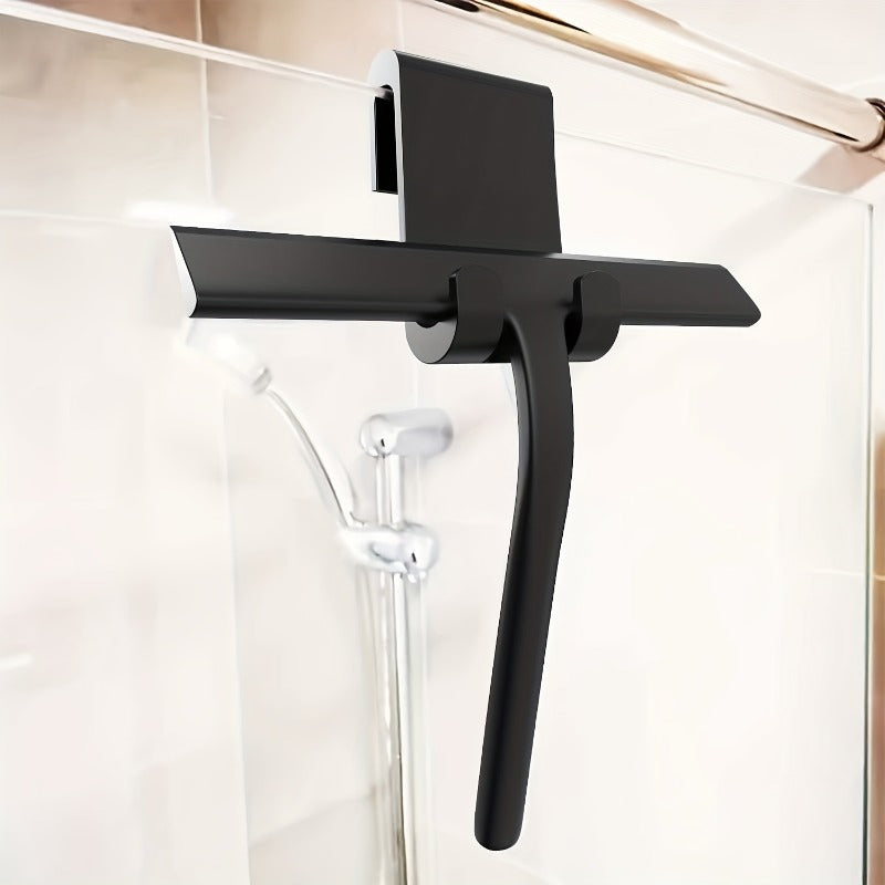 2pcs Shower Scraper with Stand - Multifunctional Glass Scraper Scraper for Bathroom, Toilet, Car Window, Mirror Cleaning - Durable, Easy to Use, Bathroom Cleaner, Bathroom Cleaning Tool, Stylish Design, Sturdy Construction