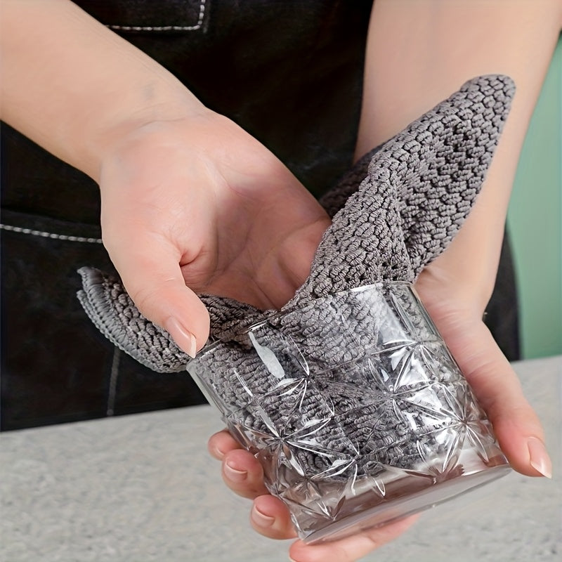 Ultra Soft Waffle Dish Towel - 12X6X3, Quick Dry And Highly Absorbent for Kitchen Cleaning