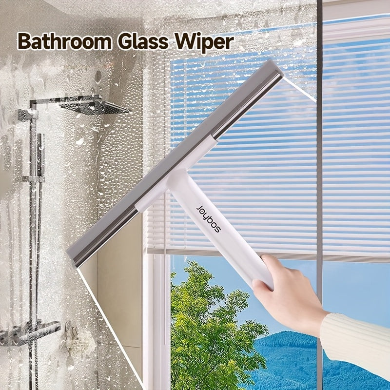 1pc, a Handheld Glass Scraper with a Detachable Rod, Designed for Household Cleaning. This Multifunctional Is Suitable for Countertops, Mirrors, Shower Doors, And Other Cleaning Tasks in The Bathroom And Kitchen