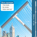 1pc, a Handheld Glass Scraper with a Detachable Rod, Designed for Household Cleaning. This Multifunctional Is Suitable for Countertops, Mirrors, Shower Doors, And Other Cleaning Tasks in The Bathroom And Kitchen