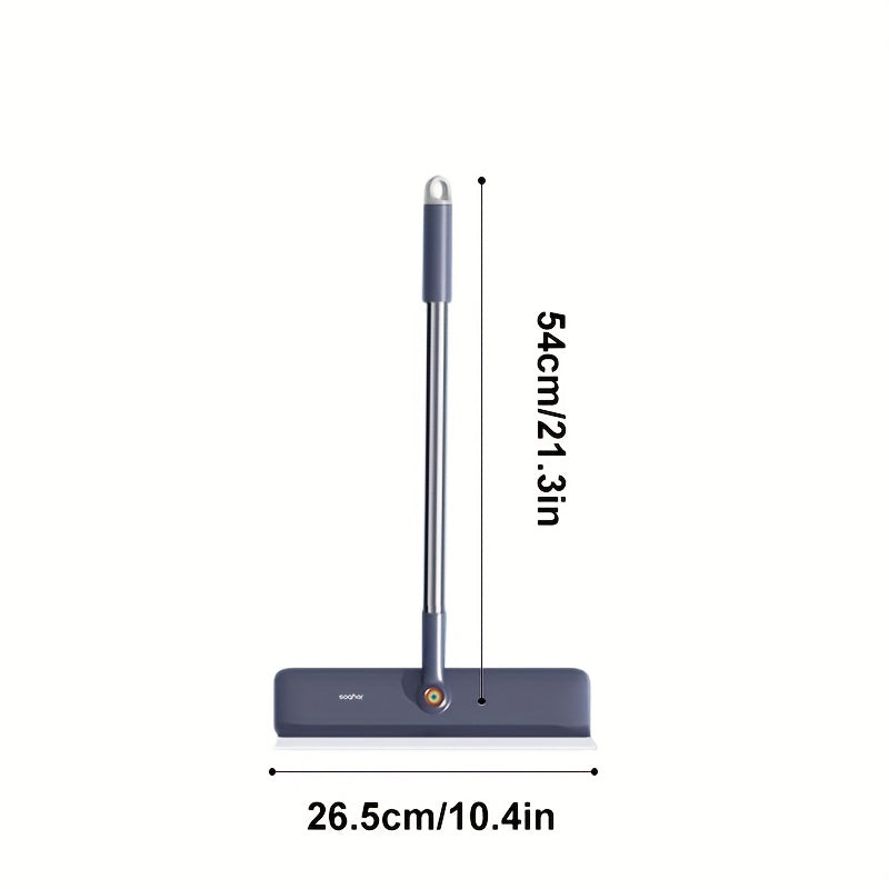1 glass cleaning brush, multiple sizes available, dual-purpose for scraping and brushing, high appearance, can be rotated 360° by pressing the rainbow button, suitable for cleaning: glass, cars, countertops, window brushes, etc.