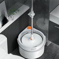 1 Set, Self-Cleaning Spin Mop with 4 Pads, Wash And Dry with One Mop, Dirty And Clean Separation Spin Mop, Turbine Spin Cleaning Mop, Flat Mop And Bucket Set, Labor-Saving And Water-Efficient Mop