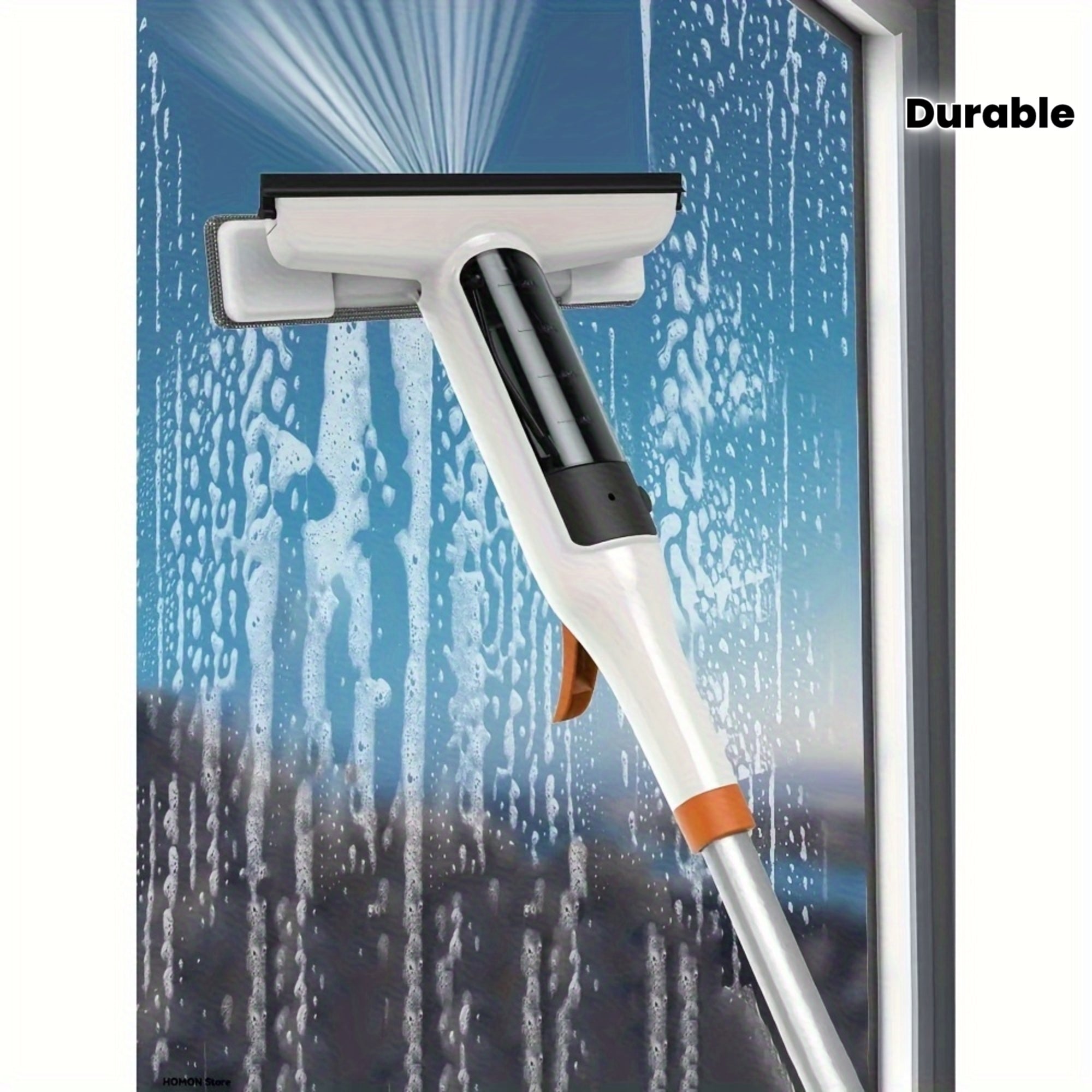 Three in One Glass Cleaning Kit, Including Scraper, Suitable for High Windows\u002Fshower Doors\u002Fcar Windshields.Household Cleaning Tools\u002Fwindow Cleaning Products.Ergonomic Handle Design.Durable Glass Cleaning Tool